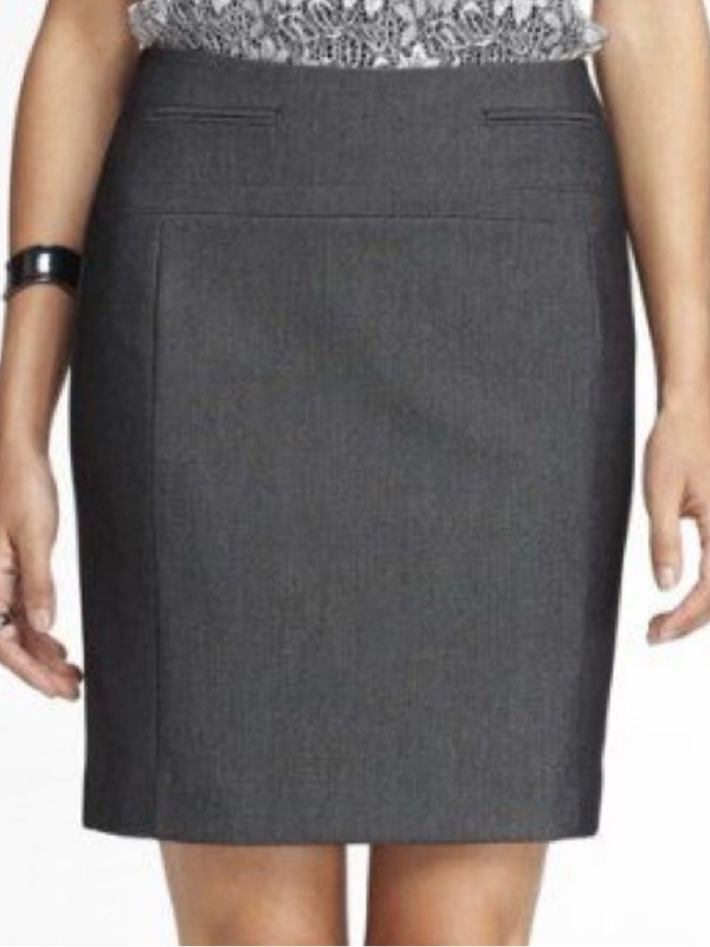 Express Women Charcoal Pencil Skirt Size 6